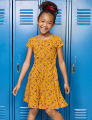 Girls Print Everyday Dress