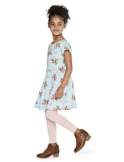 Vestido Niña Estampado Skater