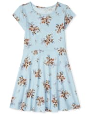 Vestido Niña Estampado Skater