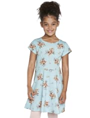 Vestido Niña Estampado Skater