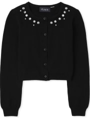 Girls Embellished Cardigan