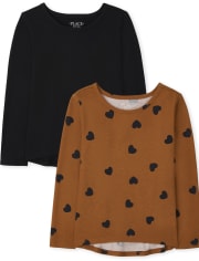 Girls Heart Top 2-Pack