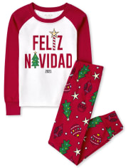 Kids Famille assortie Navidad Snug Fit coton Pyjama