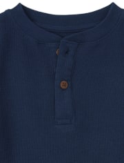Boys Thermal Henley Top