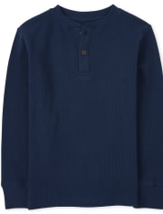 Boys Thermal Henley Top