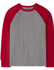 Boys Raglan Thermal Top