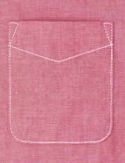 Camisa de popelín con botones para niños