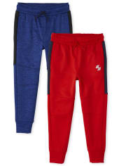 Boys Performance Jogger Pants 2-Pack