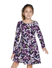 Robe de tous les jours imprimée pour filles