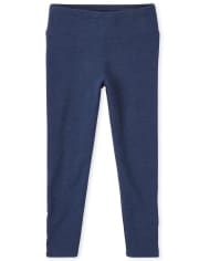 Girls Lace-Up Leggings