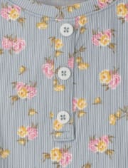 Top Niña Canalé Henley Floral