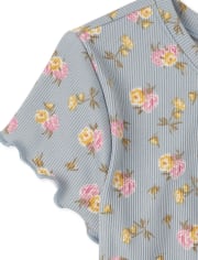 Top Niña Canalé Henley Floral