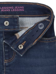 Girls Stretch Knit Denim Legging Jeans