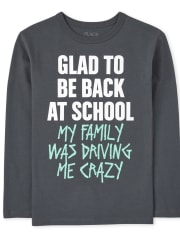 Boys Back At School Graphic Tee