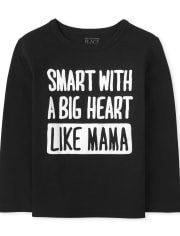 Baby And Toddler Boys Smart Graphic Tee
