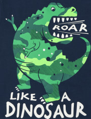 Toddler Boys Roar Dino Graphic Tee