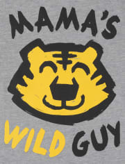 Baby and Toddler Boys Wild Guy Graphic Tee