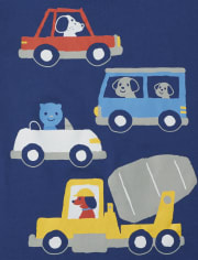 Baby And Toddler Boys Vehicles Graphic Tee