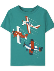 Baby And Toddler Boys Airplanes Graphic Tee