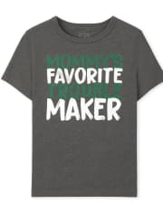 Baby And Toddler Boys Trouble Maker Graphic Tee