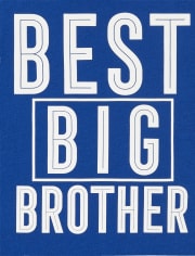 Baby And Toddler Boys Best Big Brother Graphic Tee