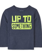 Baby And Toddler Boys Up To Something Graphic Tee