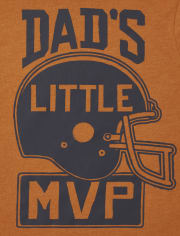 Camiseta con estampado MVP de papá para bebés y niños pequeños