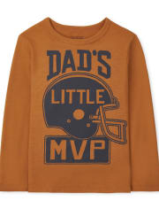 Camiseta con estampado MVP de papá para bebés y niños pequeños