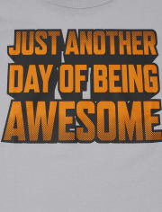 Boys Awesome Graphic Tee