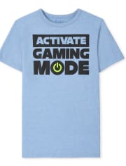 Camiseta gráfica con modo de juego para niños