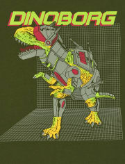 T-shirt graphique Dinoborg pour garçons