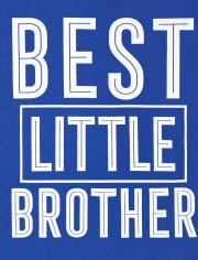 Boys Best Little Brother Graphic Tee