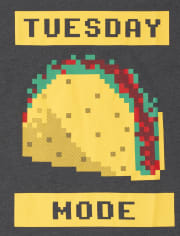 Camiseta gráfica Taco Tuesday para niños
