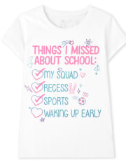 Girls School Graphic Tee