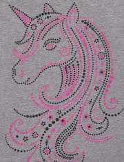 Girls Unicorn Graphic Tee