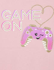 Camiseta gráfica de videojuegos para niñas