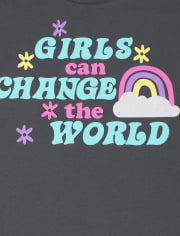 Girls Change The World Graphic Tee