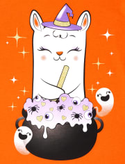 Girls Llama Graphic Tee