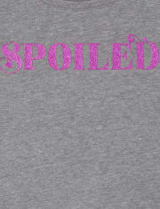 Baby and Toddler Girls Spoiled Graphic Tee
