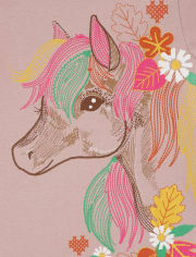 Girls Unicorn Sketch Graphic Tee 2-Pack