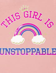 Lot de 3 t-shirts graphiques pour filles