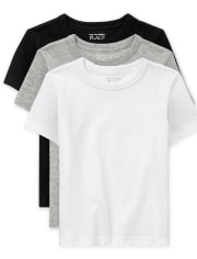 Baby And Toddler Boys Basic Layering Tee 3-Pack