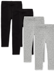 Lot de 4 leggings pour bébés et petites filles