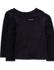 Lot de 2 t-shirts pour petites filles