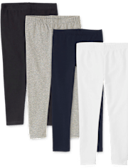 Lot de 4 leggings pour filles