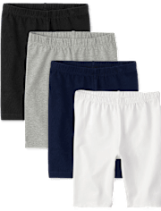 Lot de 4 shorts cyclistes pour filles