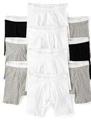Boys Boxer Brief Underwear 10-Pack
