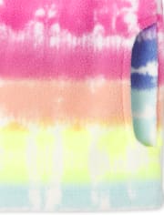 Pull à col montant et demi-fermeture éclair en polaire Glacier pour fille