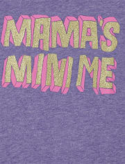 T-shirt graphique Mama's Mini Me pour bébés et petites filles