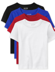 Baby And Toddler Boys Basic Layering Tee 4-Pack